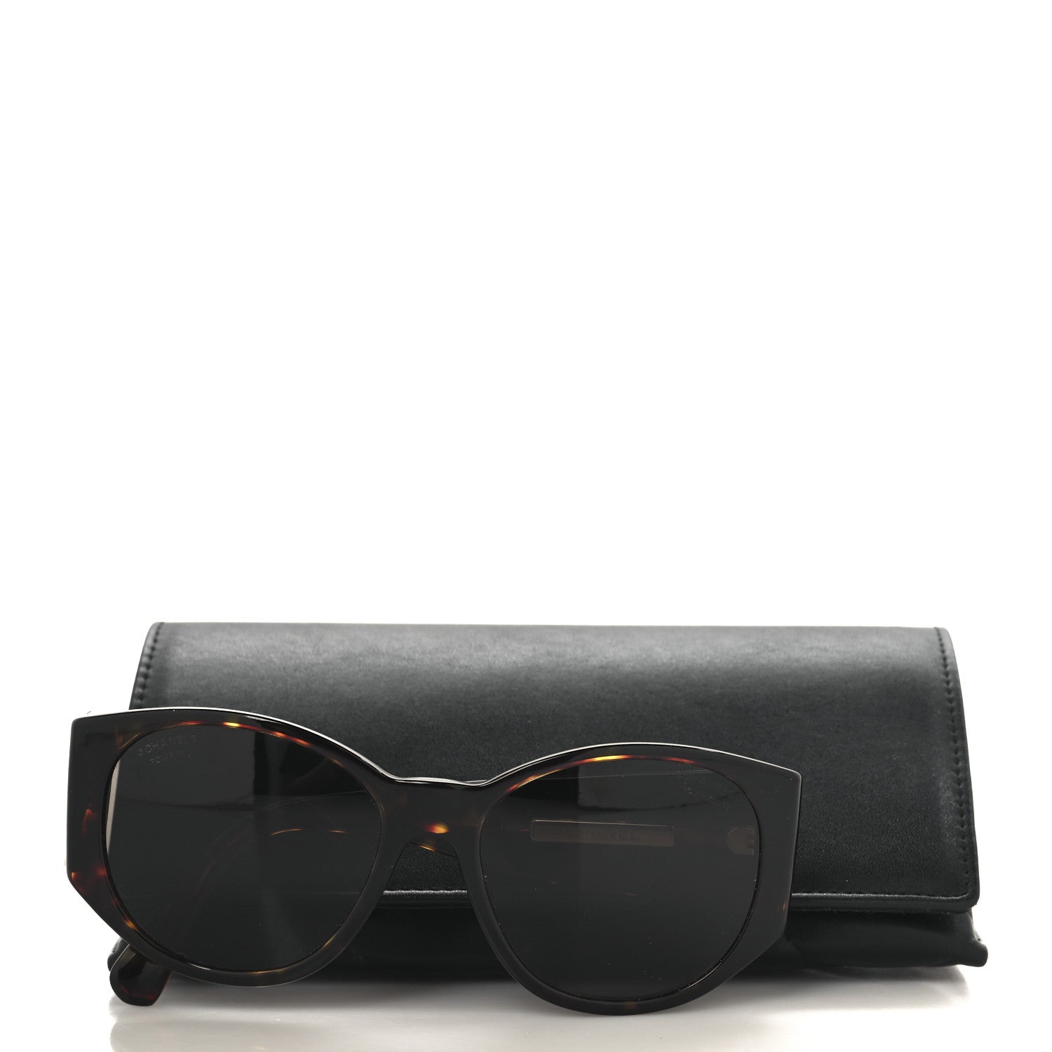 Chanel Acetate Polarized Oval Sunglasses 5411 Brown 7 of 7