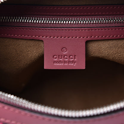 Gucci GG Supreme Monogram Blooms Small Boston Beige Multicolor Dry Rose 5 of 9