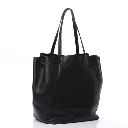 Celine Soft Grained Calfskin Medium Belt Cabas Phantom Black 3 of 14