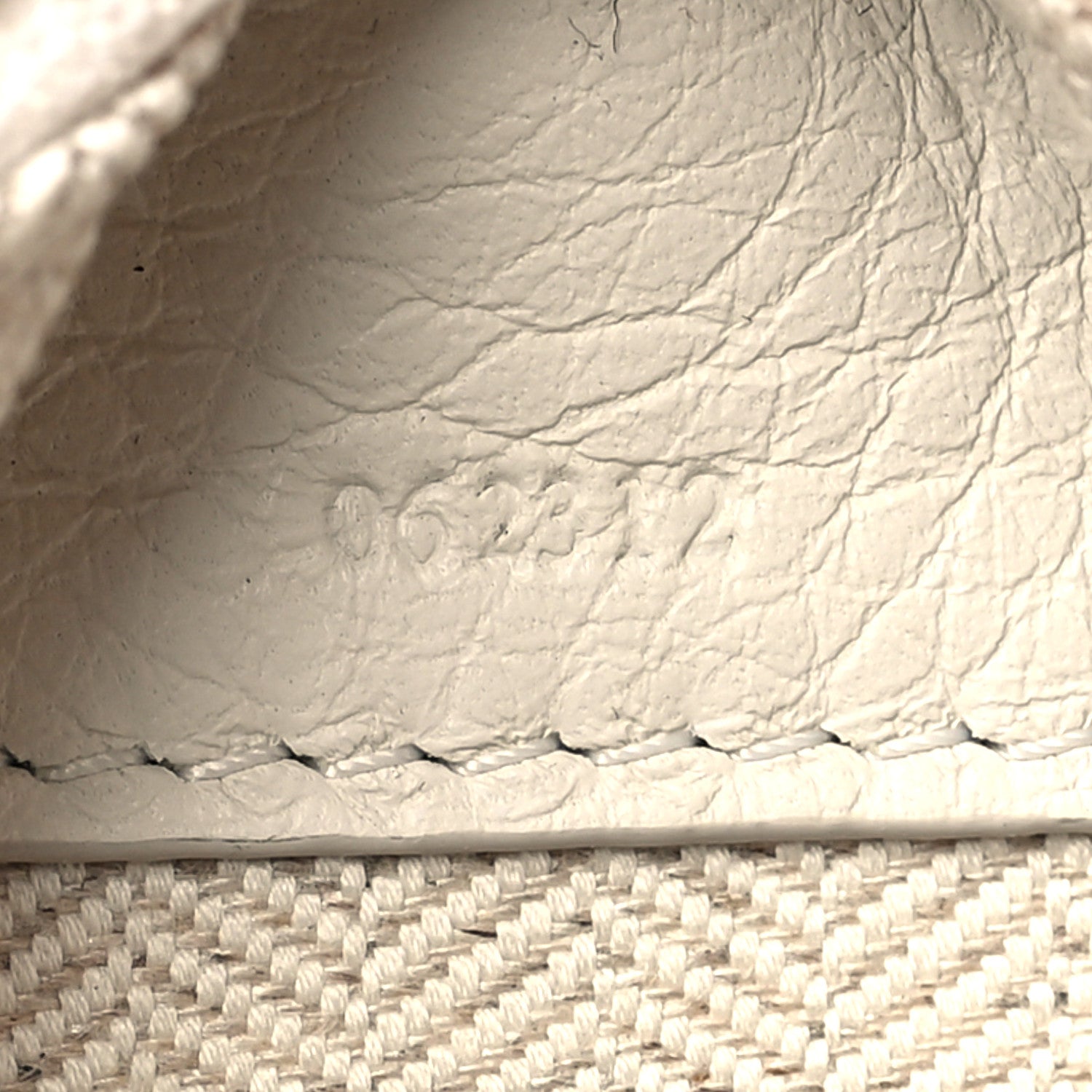 Loewe Calfskin Mini Hammock Hobo Soft White 7 of 10