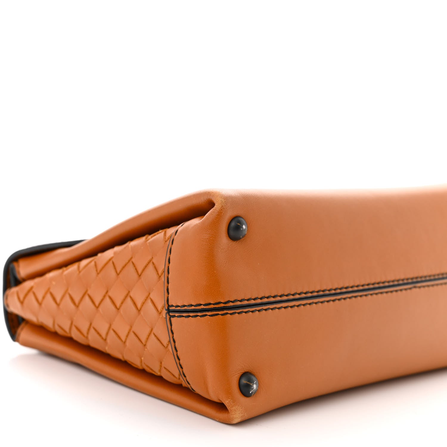 Bottega Veneta Nappa Small Piazza Bag Terracota 8 of 15