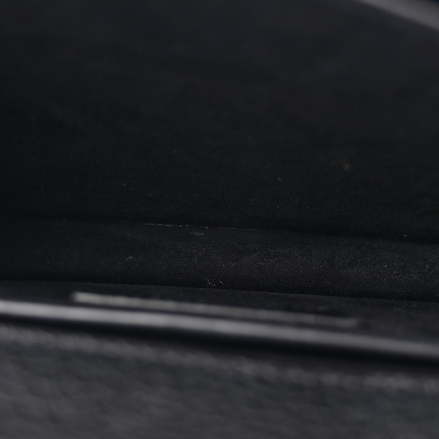 Saint Laurent Grained Calfskin Medium Monogram Sunset Satchel Black 6 of 12