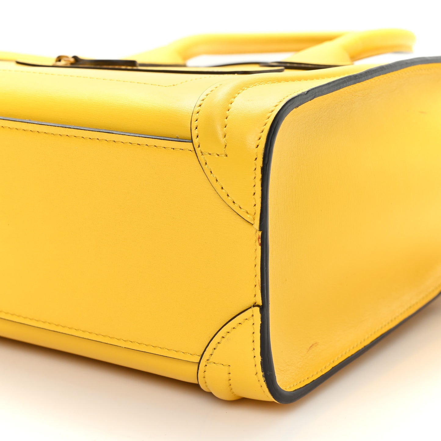 Smooth Calfskin Nano Luggage Yellow