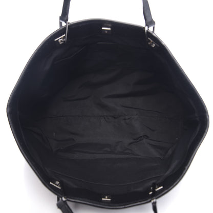 Gucci Denim Monogram Tote Black 5 of 12