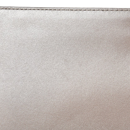 Chanel Metallic Lambskin Quilted Large Boy Flap Light Beige 12 of 13