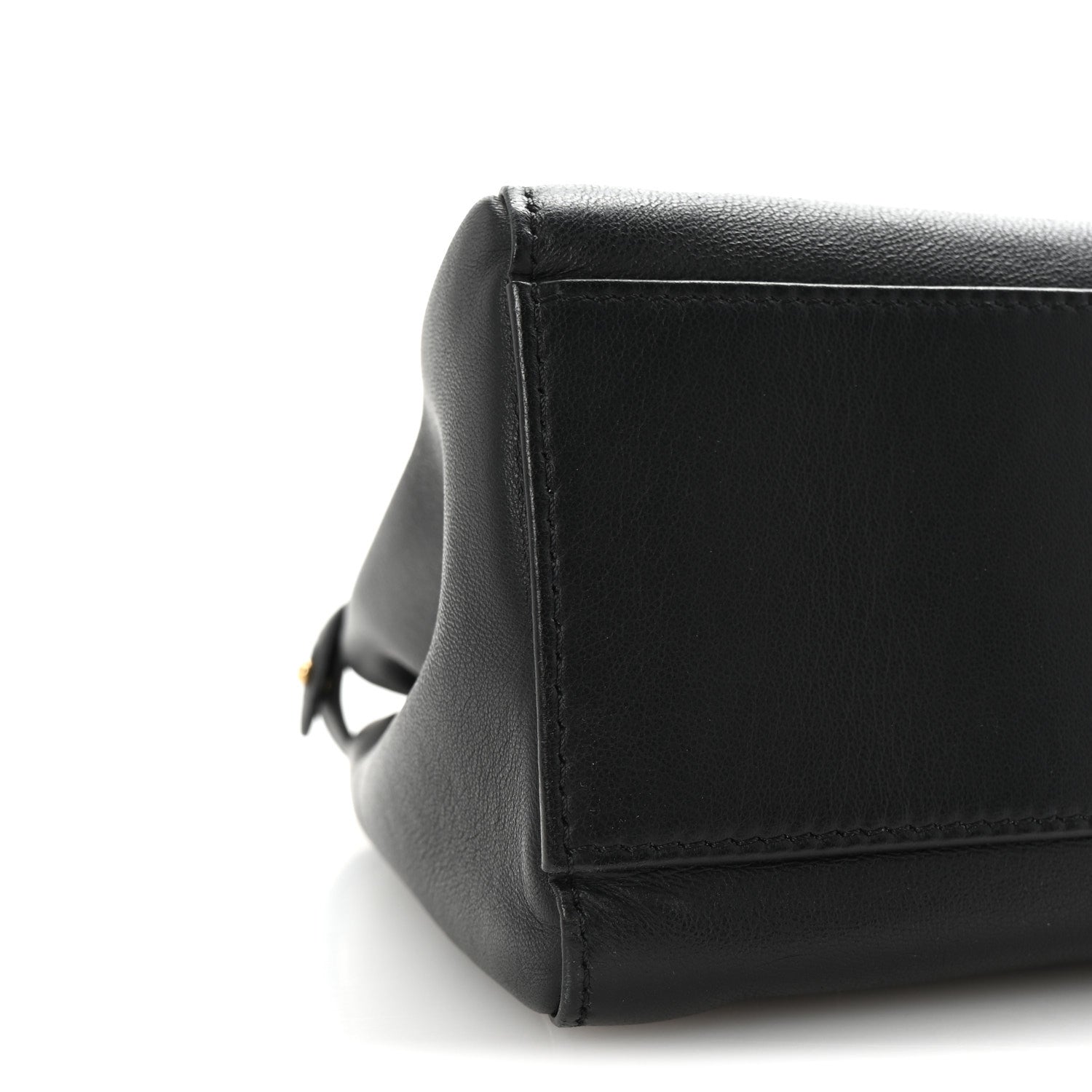 Fendi Nappa Mini Peekaboo Iconic Satchel Black 8 of 9