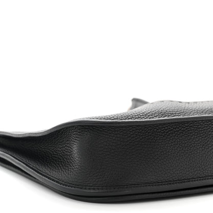 Hermes Taurillon Clemence Evelyne III PM Black 9 of 10