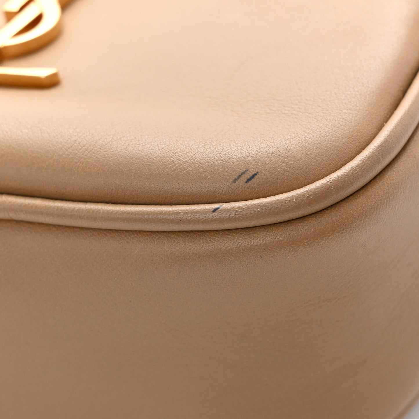 Nappa Monogram Blogger Bag Deep Beige