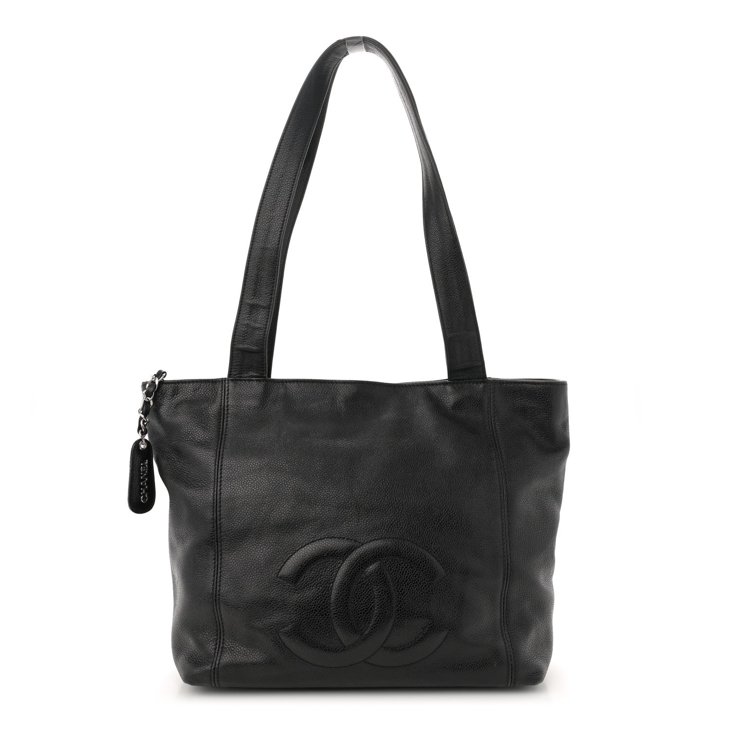 Chanel Caviar CC Shopper Tote Black 1 of 13