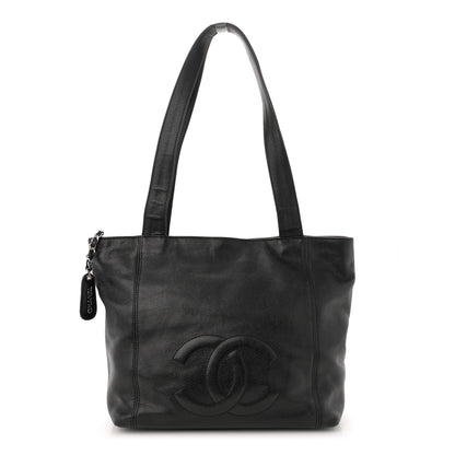 Chanel Caviar CC Shopper Tote Black 1 of 13