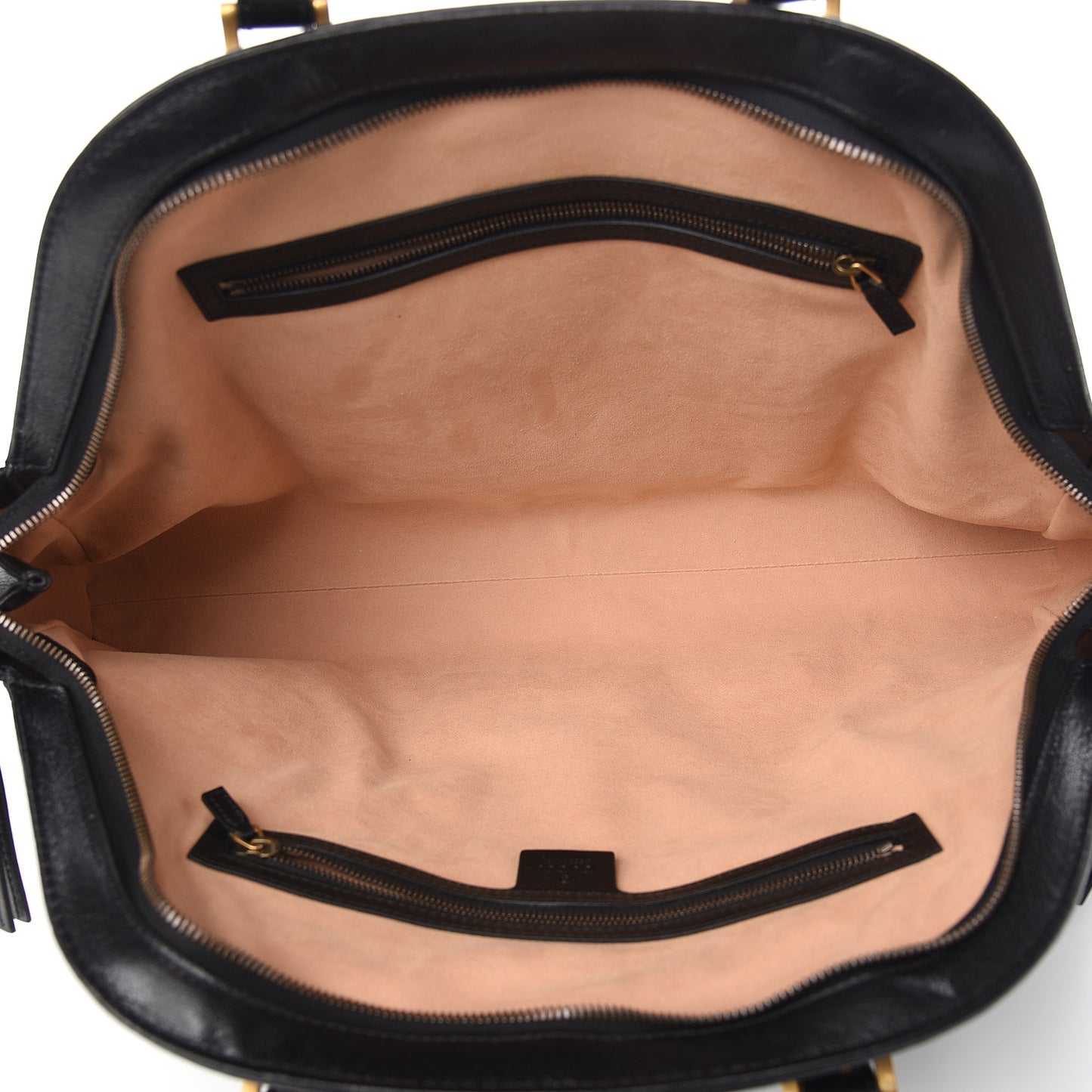 Calfskin Large Re(Belle) Top Handle Bag Black