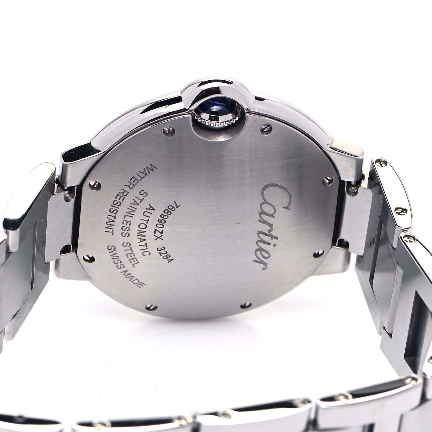 Cartier Stainless Steel 36mm Ballon Bleu De Cartier Automatic Watch 4 of 7
