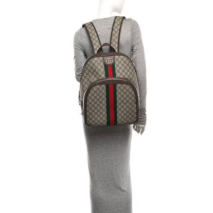 Gucci GG Supreme Monogram Medium Ophidia Day Backpack Brown Brown 2 of 11