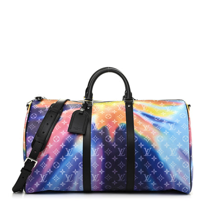Louis Vuitton Monogram Sunset Keepall Bandouliere 50 Multicolor 1 of 8