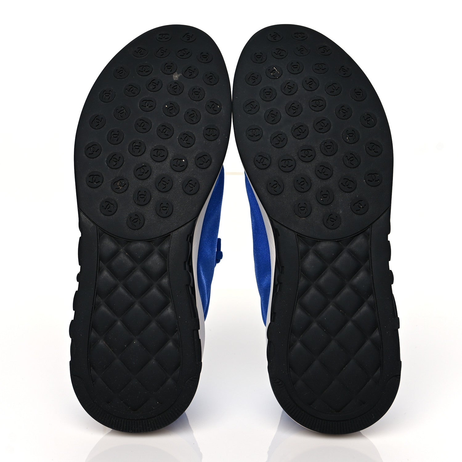 Chanel Mesh Lycra Thermoplastic Mens Sneakers 43 Blue 5 of 11