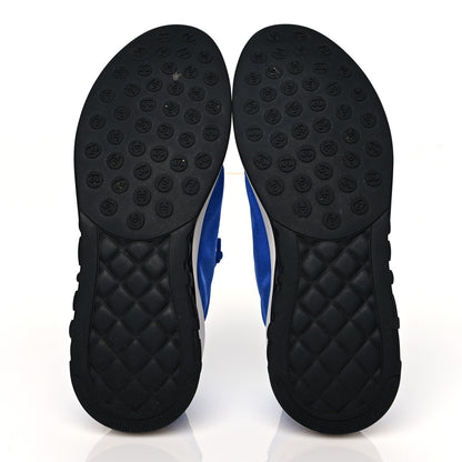 Chanel Mesh Lycra Thermoplastic Mens Sneakers 43 Blue 5 of 11