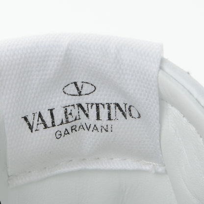 Valentino Garavani Calfskin Rockstud Untitled Open Sneakers 36.5 White 9 of 10