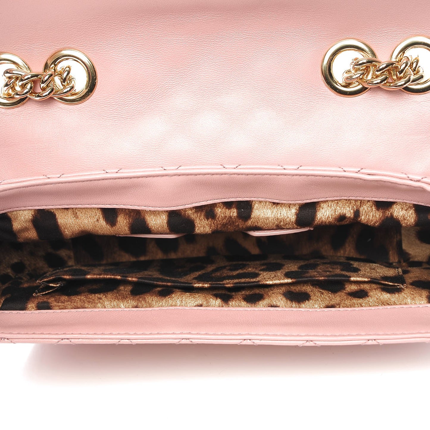 Lambskin Watersnake Embellished Lucia Shoulder Bag Rosa