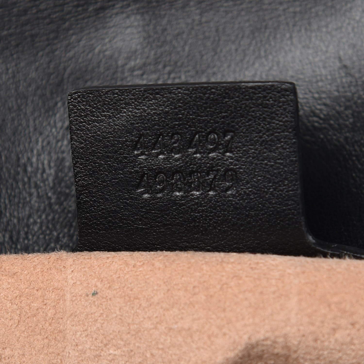 Gucci Calfskin Matelasse Small GG Marmont Shoulder Bag Black 7 of 12