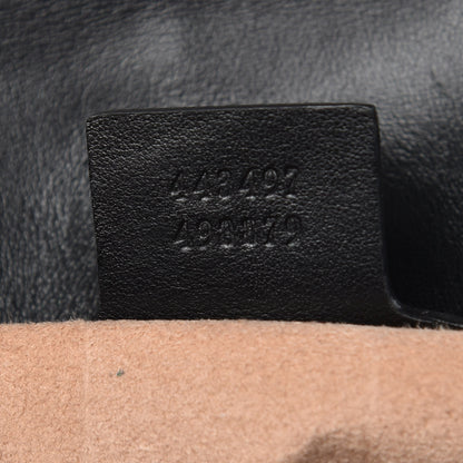 Gucci Calfskin Matelasse Small GG Marmont Shoulder Bag Black 7 of 12