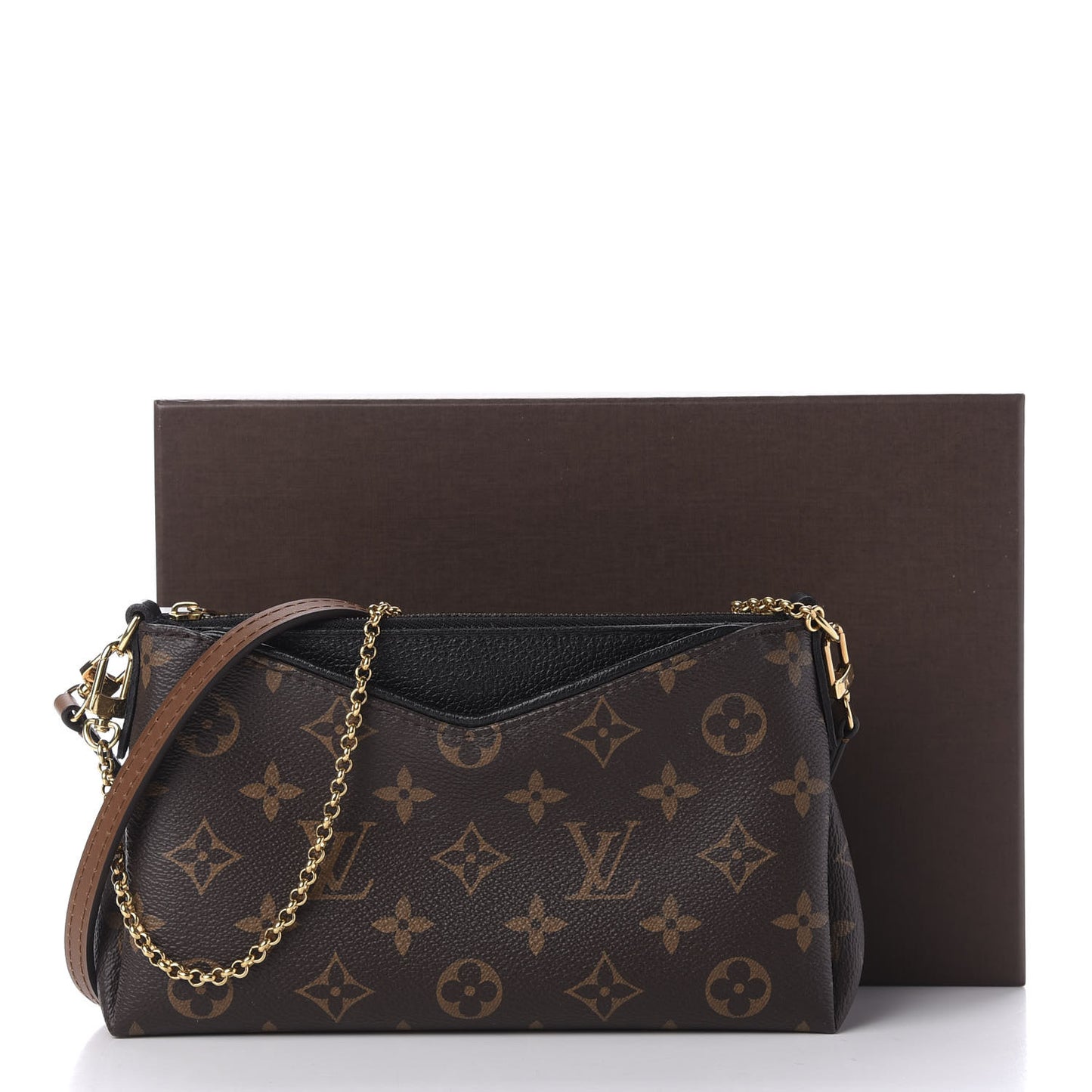 Monogram Pallas Clutch Black