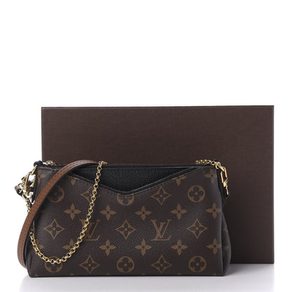 Louis Vuitton Monogram Pallas Clutch Black 12 of 12