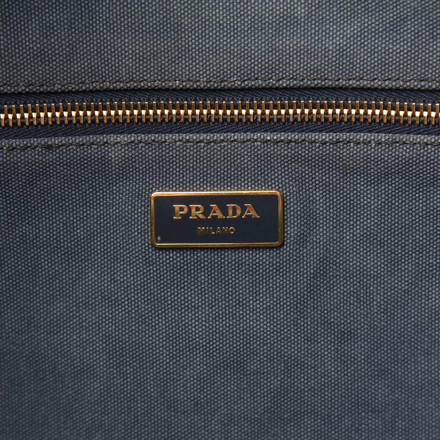 Canvas Canapa Logo Tote Blue