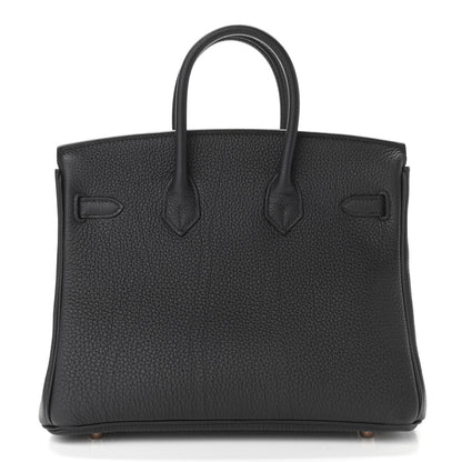 Hermes Togo Birkin 25 Black 4 of 34