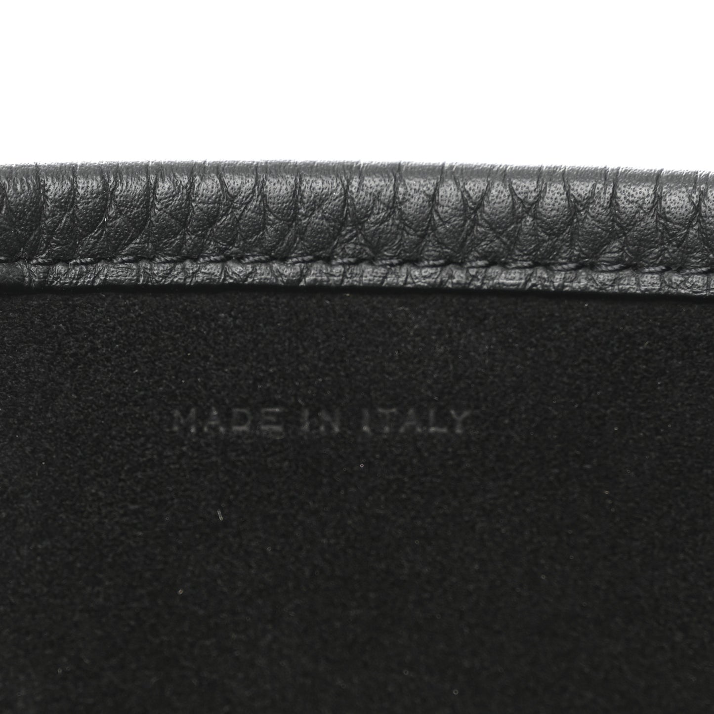 Grained Calfskin Medium N/S Park Tote Black