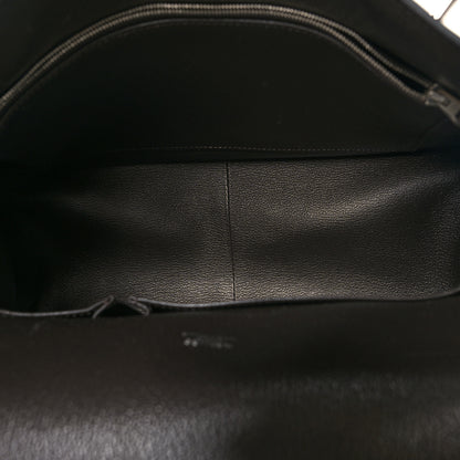 Hermes Taurillon Clemence Jypsiere 34 Chocolate 5 of 11