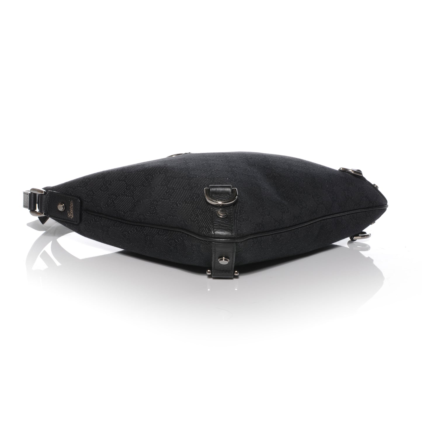 Monogram Abbey Messenger Bag Black