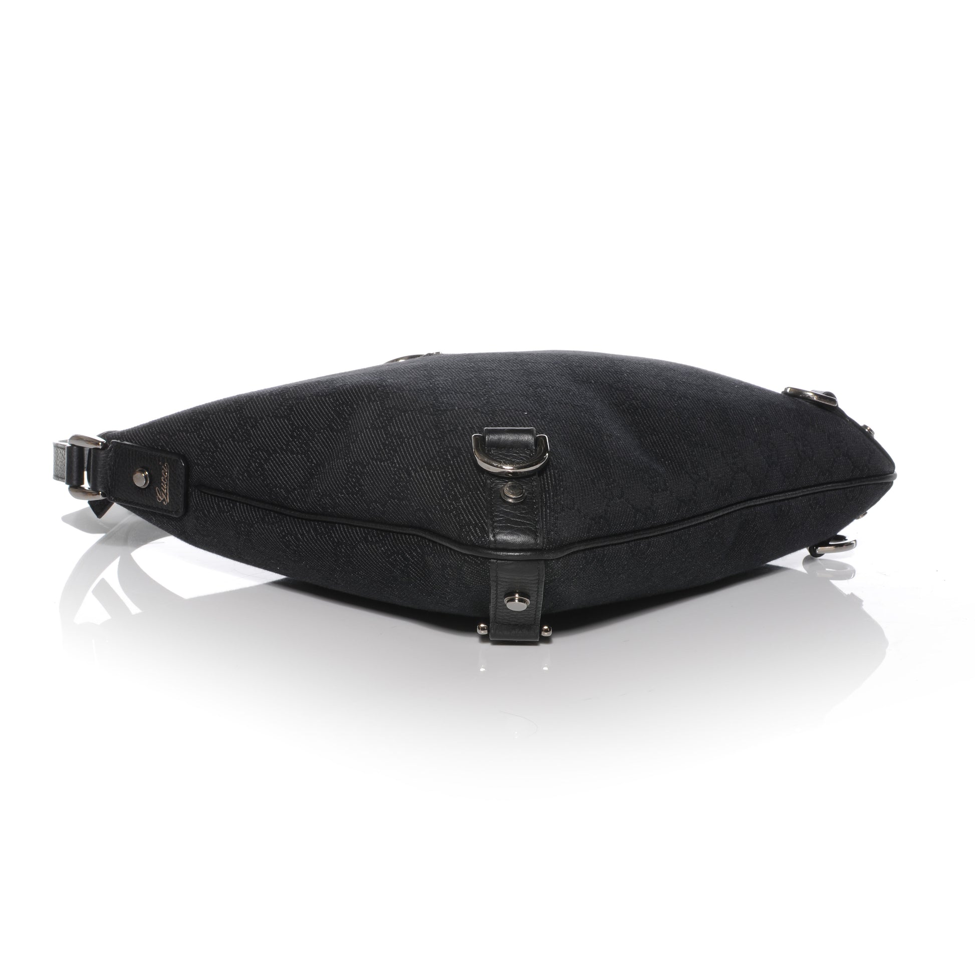 Gucci Monogram Abbey Messenger Bag Black 4 of 8