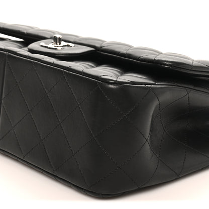 Chanel Lambskin Quilted Jumbo Double Flap Black 10 of 10