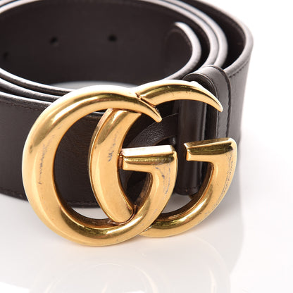 Gucci Moon Calfskin Double G 40mm Belt 90 36 Dark Cocoa 7 of 7