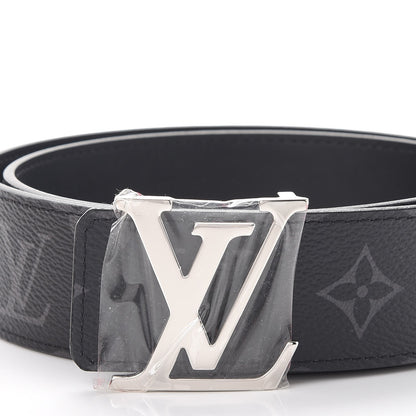 Louis Vuitton Monogram Eclipse Taigarama 40mm LV Initiales Reversible Belt 80 32 Black 4 of 8