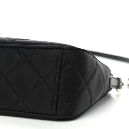 Prada Nylon Tessuto Impuntu Quilted Crossbody Bag Black 8 of 9