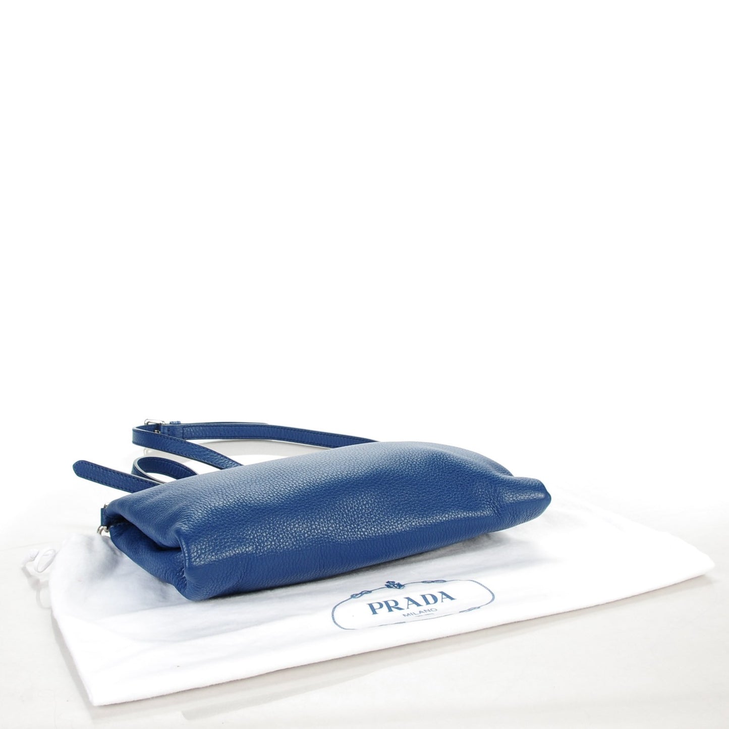 Vitello Daino Shoulder Bag Bleuette