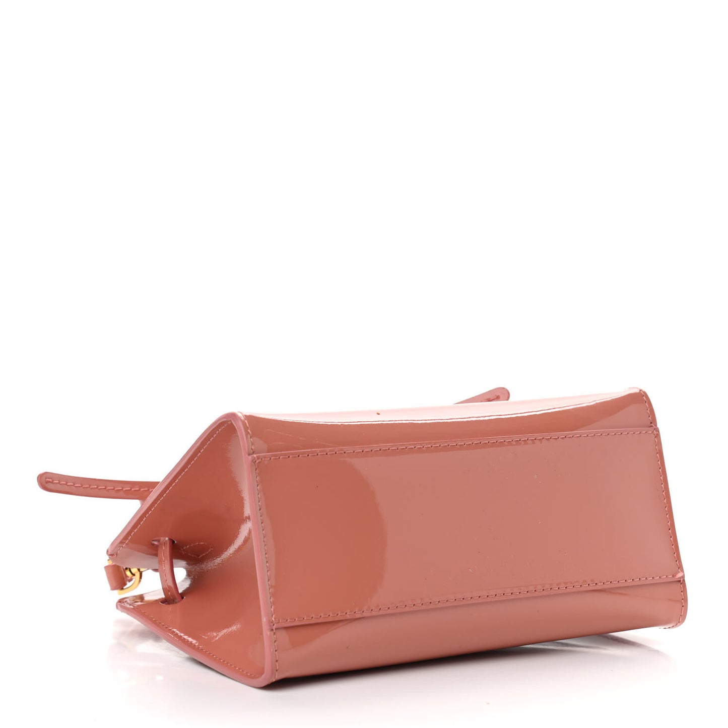Patent Mini Mini Sun Bag Blush