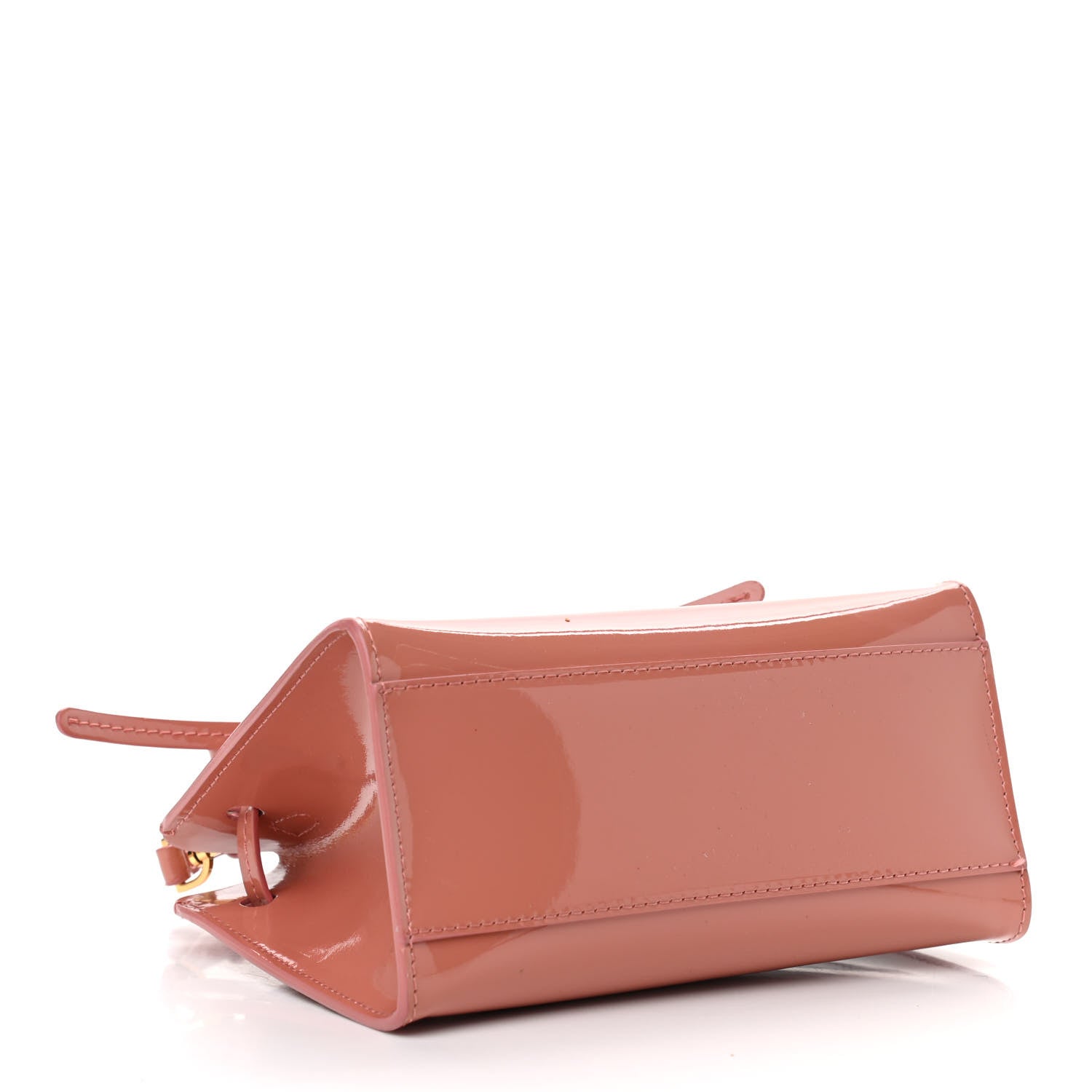 Mansur Gavriel Patent Mini Mini Sun Bag Blush 4 of 9
