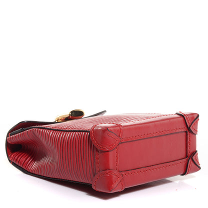 Louis Vuitton Epi Mini Steamer Bag Charm Castillan Red 4 of 7