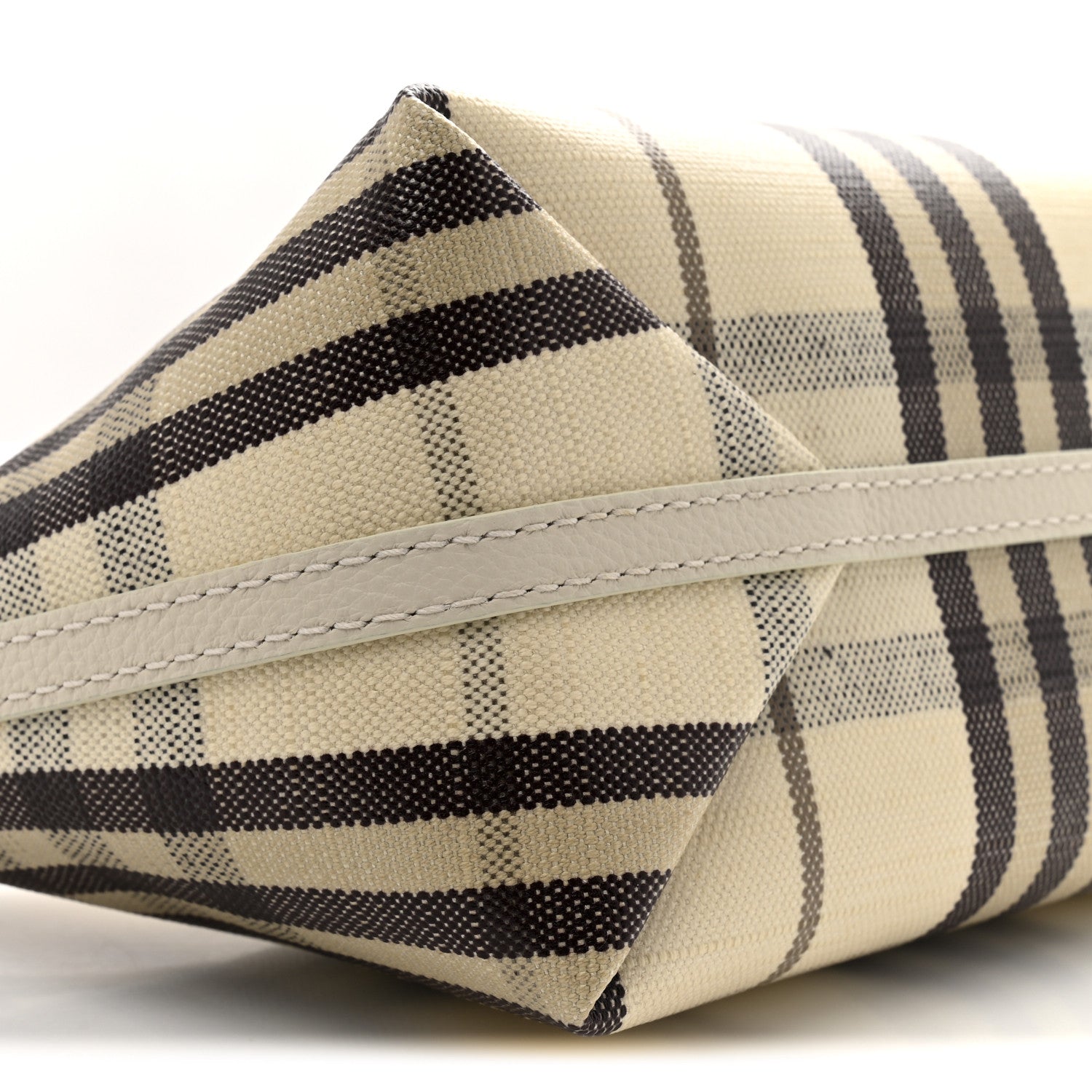 Burberry Coated Canvas Vintage Check Calfskin Mini Highlands