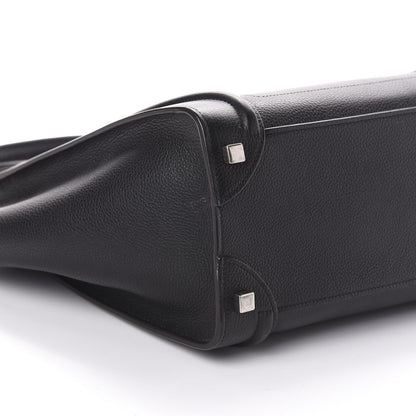 Celine Drummed Calfskin Micro Luggage Black 8 of 9