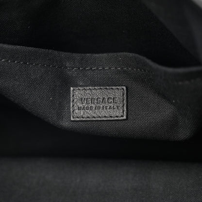 Versace Grained Calfskin La Medusa Shopping Tote Black 7 of 14