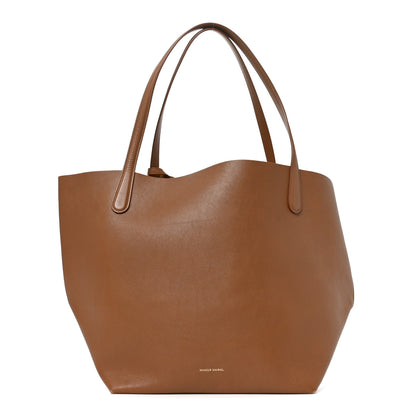 Mansur Gavriel Supple Calfskin Everyday Soft Tote  Brown 1 of 10