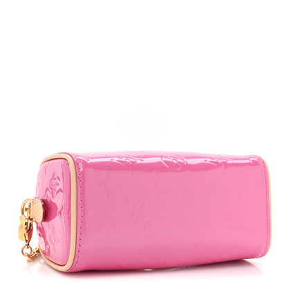 Louis Vuitton Vernis Monogram Nano Speedy Neon Pink 4 of 9
