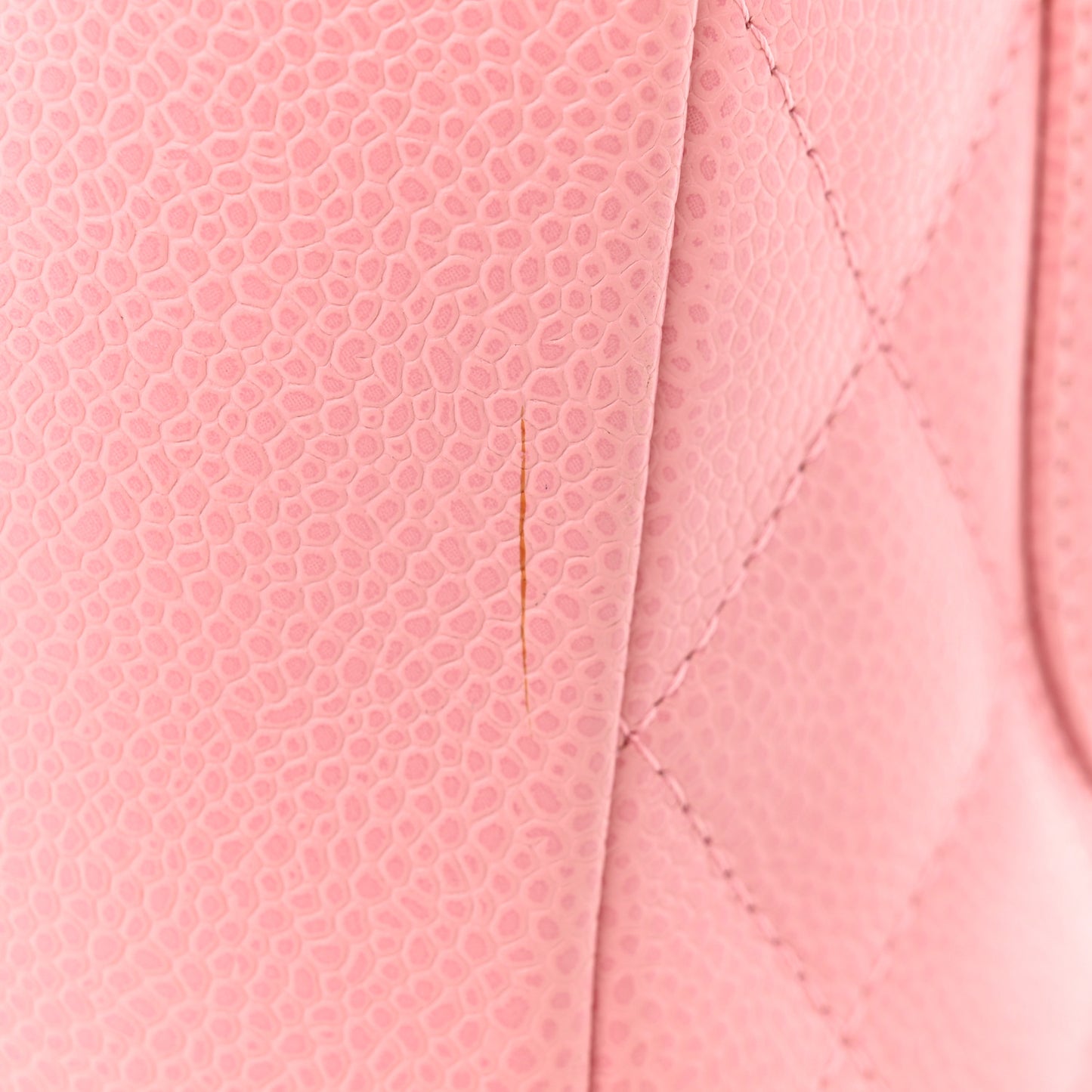 Caviar Quilted Petit Shopping Tote PST Pink