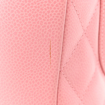 Chanel Caviar Quilted Petit Shopping Tote PST Pink 11 of 16