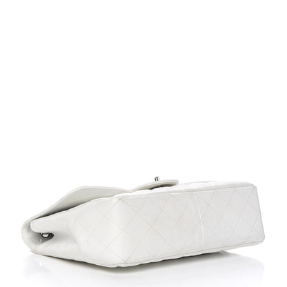 Chanel Caviar Quilted Jumbo Single Flap White 4 of 18