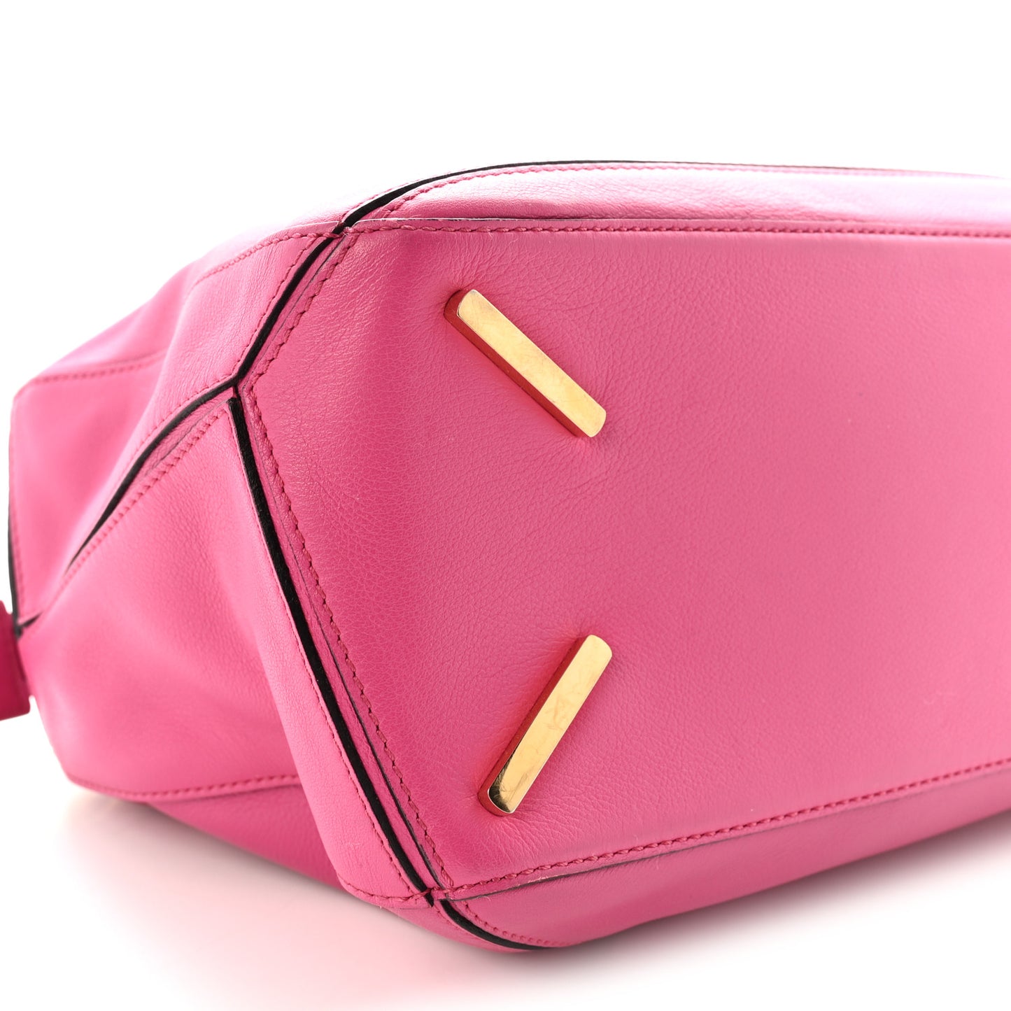 Calfskin Medium Puzzle Bag Fuchsia