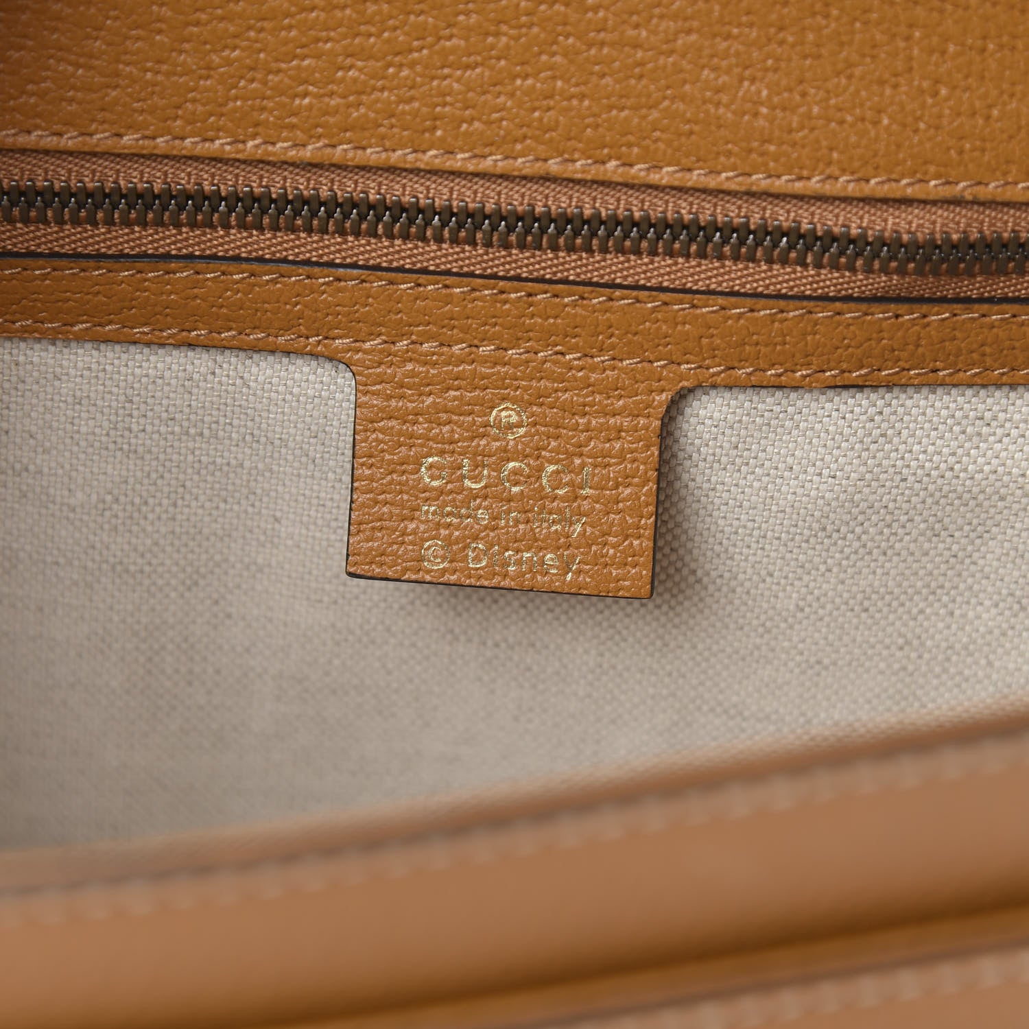 Gucci X DISNEY Mini Vintage GG Supreme Monogram Mickey Mouse Small Flap Messenger Bag Beige Vintage Sun Oil 6 of 13